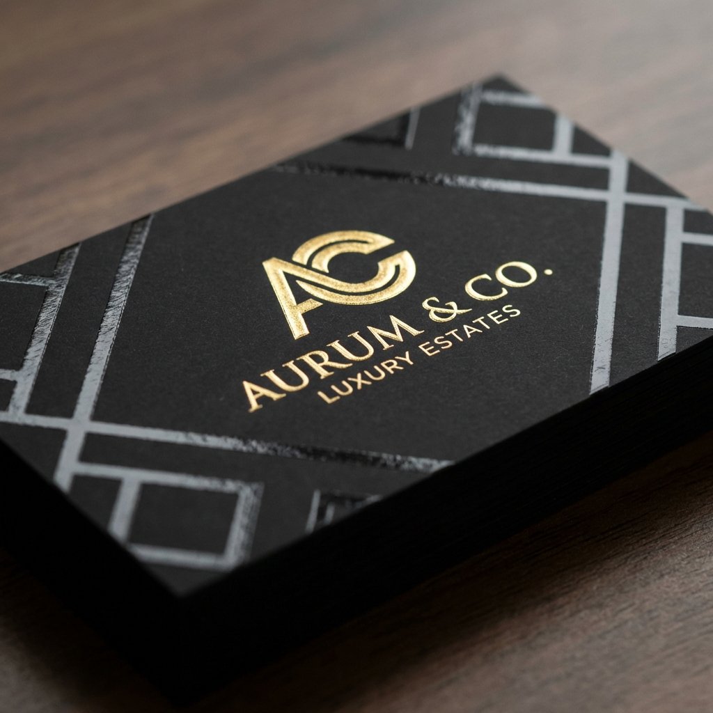 Carte de visite Luxe Dorure Alger